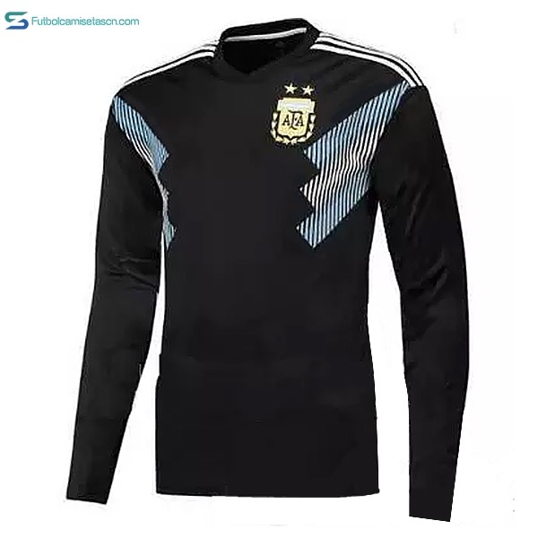 Camiseta Argentina 2ª ML 2018 Negro Azul